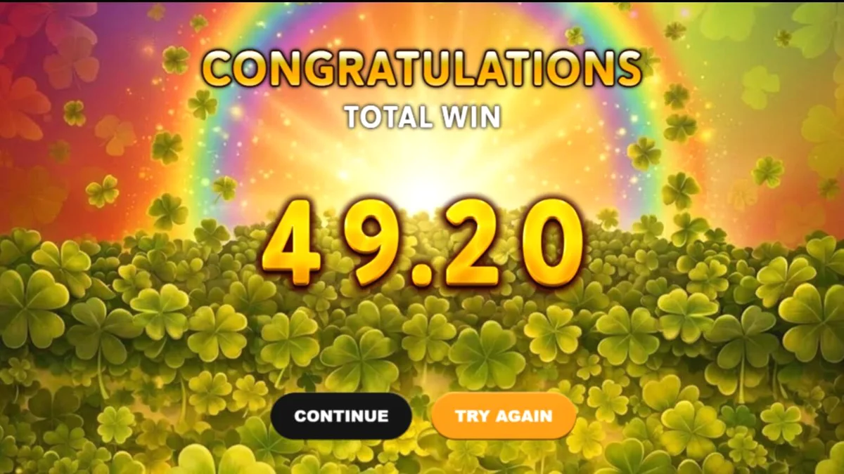 Interface do jogo de slot Potion Max 7s com temática irlandesa e símbolos clássicos