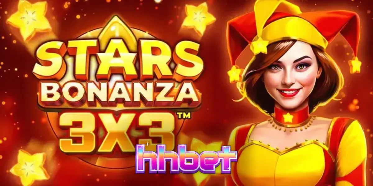 Interface do jogo Stars Bonanza 3x3 em um smartphone